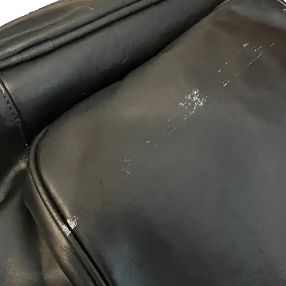Claire Chase‎ Classic Garment Black Bag Saddle